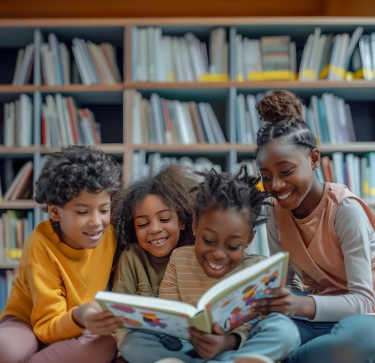 Children reading